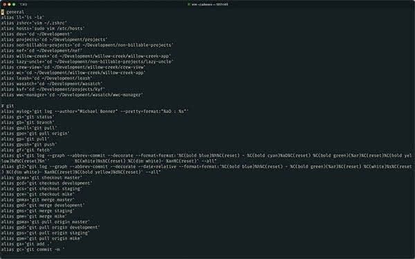 Set Up Bash Aliases to Speed Up Development